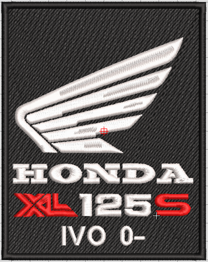 Patch Honda XL 125S by Bordado & Cia - @bordado.cia