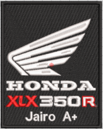 Patch Honda XLX 350R by Bordado & Cia - @bordado.cia