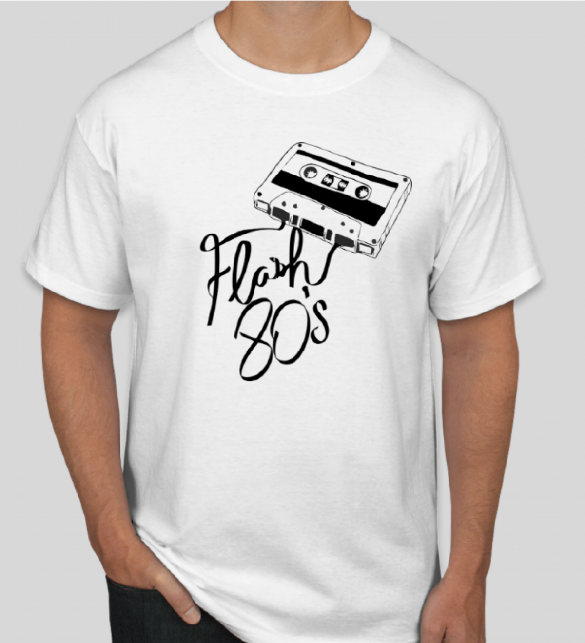 Camiseta Flash Anos 80 B&C Custom - @bordado.cia