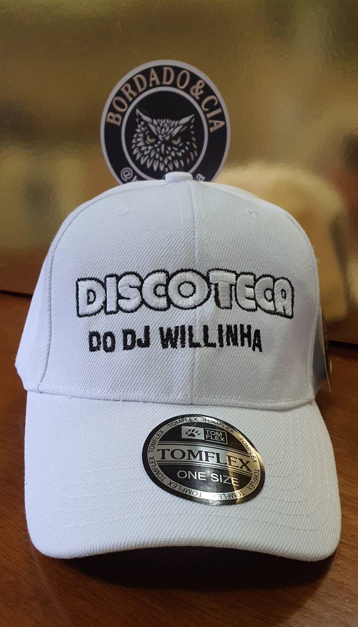 Boné Oficial Bordado da DISCOTECA DO DJ WILLINHA by Bordado & Cia - @bordado.cia @djwillinha