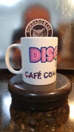 Caneca Oficial do Café com Bolacha da Discoteca do DJ Willinha by Bordado & Cia - @bordado.cia @djwillinha