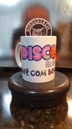 Caneca Oficial do Café com Bolacha da Discoteca do DJ Willinha by Bordado & Cia - @bordado.cia @djwillinha