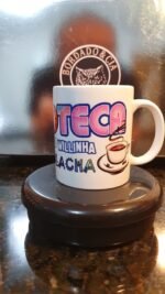 Caneca Oficial do Café com Bolacha da Discoteca do DJ Willinha by Bordado & Cia - @bordado.cia @djwillinha