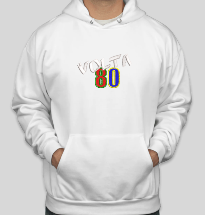 Moletom Bordado Canguru da Festa Volta 80 - Logotipo Volta 80 - by Bordado & Cia - @bordado.cia @volta80