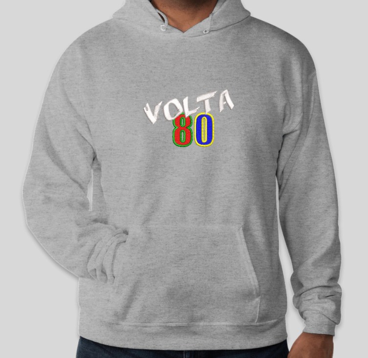 Moletom Bordado Canguru da Festa Volta 80 - Logotipo Volta 80 - by Bordado & Cia - @bordado.cia @volta80