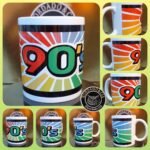 Caneca Oficial da Bordado & Cia Custom - Anos 90's - Color - by Bordado & Cia - @bordado.cia