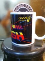 Caneca Oficial da Sexta Flash - Canal DJ - by Bordado & Cia - @bordado.cia @canaldj @sexta.flash