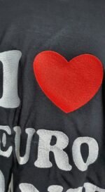 Camiseta Bordada "I Love Euro Dance" by Bordado & Cia - Canal DJ - @bordado.cia @sexta.flash @canaldj