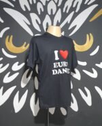 Camiseta Bordada "I Love Euro Dance" by Bordado & Cia - Canal DJ - @bordado.cia @sexta.flash @canaldj