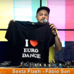 Camiseta Bordada "I Love Euro Dance" by Bordado & Cia - Canal DJ - @bordado.cia @sexta.flash @canaldj