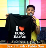 Camiseta Bordada "I Love Euro Dance" by Bordado & Cia - Canal DJ - @bordado.cia @sexta.flash @canaldj