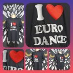 Camiseta Bordada "I Love Euro Dance" by Bordado & Cia - Canal DJ - @bordado.cia @sexta.flash @canaldj