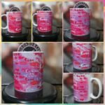 Caneca Dia dos Namorados - Love Rosa - by Bordado & Cia - @bordado.cia