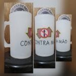 Caneca de Chopp Oficial Contra Mão by Bordado & Cia - @bordado.cia; @dj.vadao; @danceteriacontramao; #danceteriacontramao