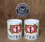 Caneca Oficial Contra Mão by Bordado & Cia - @bordado.cia; @dj.vadao; @danceteriacontramao; #danceteriacontramao