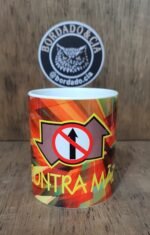 Caneca Oficial Contra Mão - Color - by Bordado & Cia - @bordado.cia; @dj.vadao; @danceteriacontramao; #danceteriacontramao