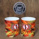 Caneca Oficial Contra Mão - Color - by Bordado & Cia - @bordado.cia; @dj.vadao; @danceteriacontramao; #danceteriacontramao