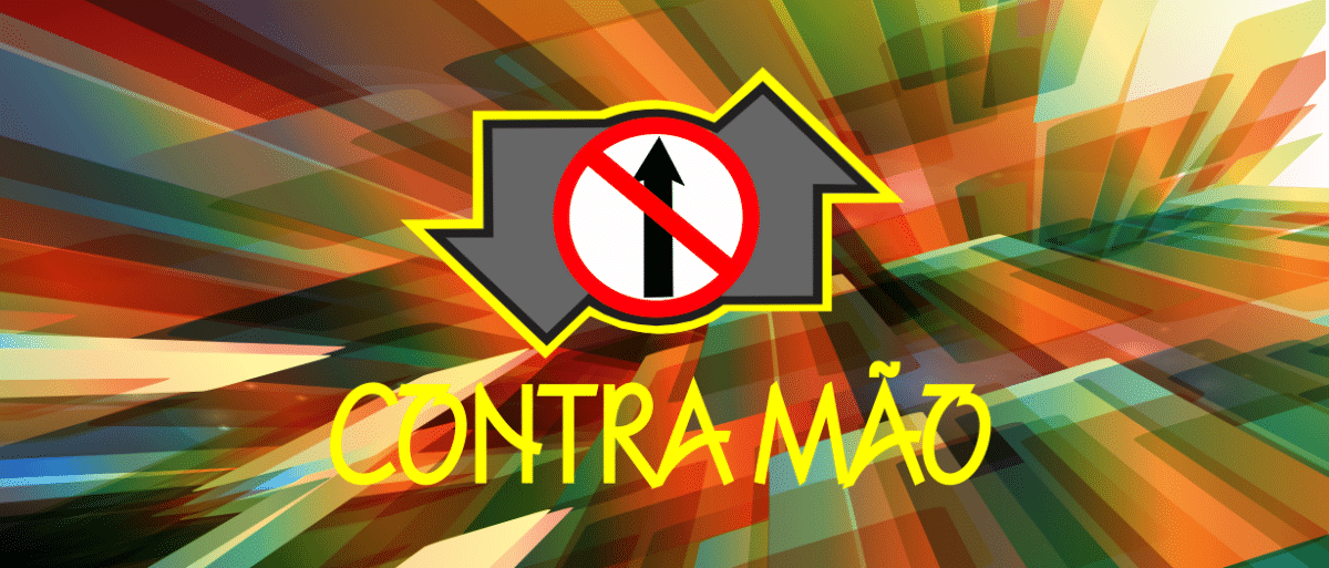 Caneca Oficial Contra Mão - Color - by Bordado & Cia - @bordado.cia; @dj.vadao; @danceteriacontramao; #danceteriacontramao