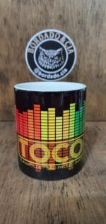 Caneca Oficial da Danceteria TOCO by Bordado & Cia - @bordado.cia; @dj.vadao; @tocodance; #danceteriatoco