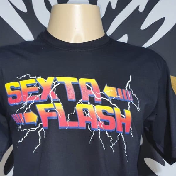 Camiseta Sexta Flash - Canal DJ by Bordado & Cia - @bordado.cia; @sexta.flash; @canaldj