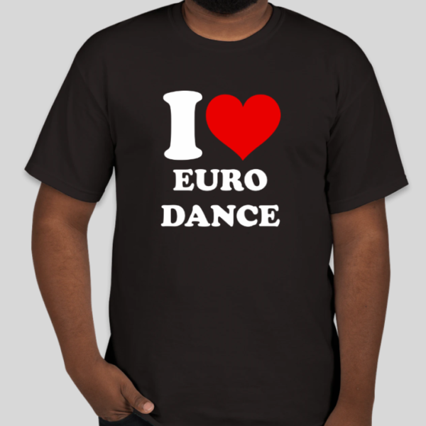 Camiseta B&C Custom - I Love Euro Dance