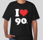 Camiseta B&C Custom - I Love 90'