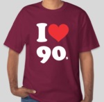 Camiseta B&C Custom - I Love 90'