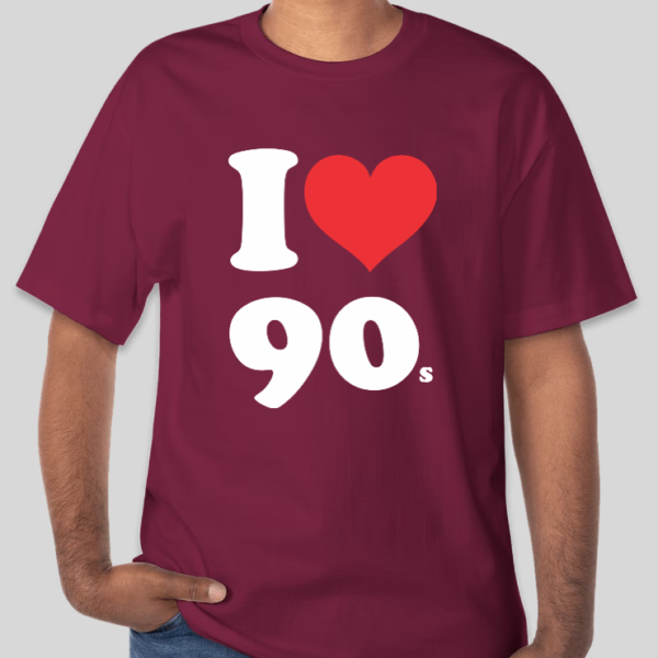 Camiseta B&C Custom - I Love 90'