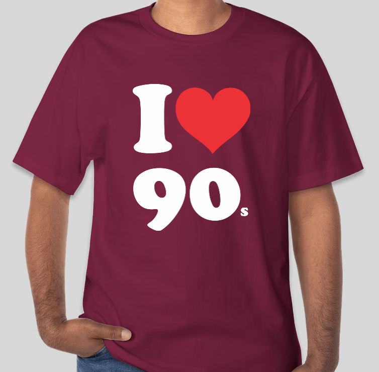 Camiseta B&C Custom - I Love 90'